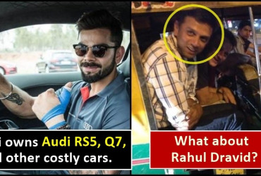 Take a look at Virat Kohli's cars and Rahul Dravid's cars, catch details
