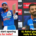 KL Rahul gives Savage reply to question on Virat Kohli opening the innings in T20Is, read details