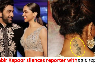 When Deepika was asked about her RK tattoo, Ranbir came to her rescue