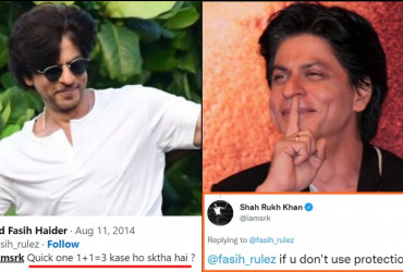 Mature Guy asks childish question to SRK, this is how the actor gave it back!