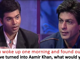 Karan Johar asks a tricky question to Shah Rukh Khan, here's how King Khan replied...
