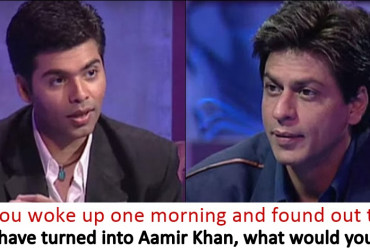 Karan Johar asks a tricky question to Shah Rukh Khan, here's how King Khan replied...