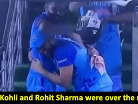 Personal rivalry over? Both Rohit Sharma and Virat Kohli were seen together celebrating the victory?
