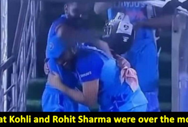 Personal rivalry over? Both Rohit Sharma and Virat Kohli were seen together celebrating the victory?