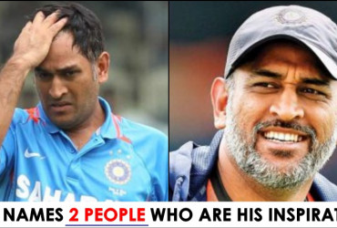 For the first time in 18 years of his career, Dhoni reveals who is his role model