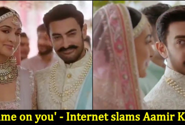 Internet slams Aamir Khan for allegedly mocking Hindu Traditions in latest advertisement