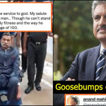 Anand Mahindra shares video of 100-yr-old former drill Instructor, it will surely give you goosebumps!