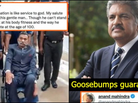 Anand Mahindra shares video of 100-yr-old former drill Instructor, it will surely give you goosebumps!