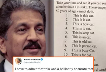 Anand Mahindra shares an interesting mental age test but with a twist, can you pass it?