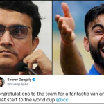 Ganguly fails to praise Kohli after Pakistan game, fans slam him