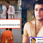 Finally Ramayan actor Arun Govil replies to viral video of woman falling at his feet, catch details