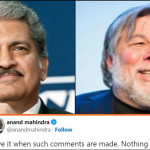 Anand Mahindra invites Steve Woz to India again after "Indians can't be creative" comment, read details