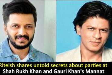 Riteish Deshmukh reveals untold secrets about parties at Shah Rukh Khan's Mannat