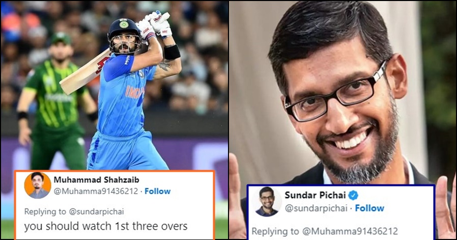 Sundar Pichai Gives Epic Reply To Pakistani Fan Who Tries To Troll Him For India’s Win Over Pak
