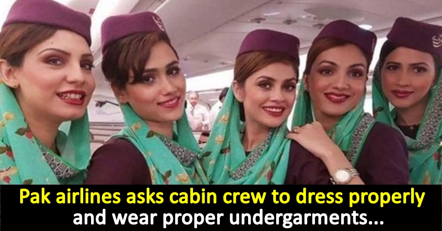 Pakistan airlines ask cabin crew to 'wear proper underwear', officials to monitor staff