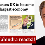 Anand Mahindra says 'Law Of Karma' as India beat UK to become the fifth largest world economy