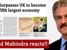 Anand Mahindra says 'Law Of Karma' as India beat UK to become the fifth largest world economy