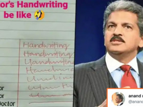 ‘Doctor’s handwriting be like’ - Billionaire Anand Mahindra's tweet spreads like wildfire
