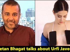 Chetan Bhagat opens up on Urfi Javed, says 'aaj usne 2 phone pehne hain..'