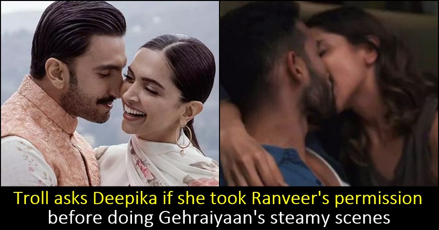 "Yuck," said Deepika to comments on asking Ranveer's Permission for Gehraiyaan's Intimate scenes