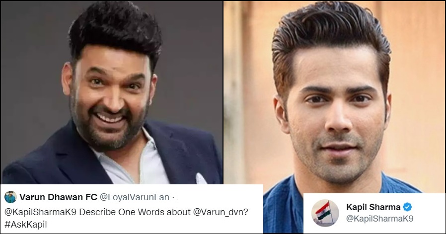 Kapil Sharma was asked to describe Varun Dhawan in one word, here's what he replied
