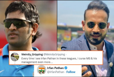 Irfan Pathan gives legendary one-line response to fan's 'I curse MS Dhoni...'