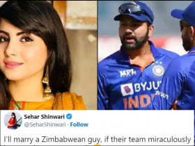 Pak actress says she will marry 'Zimbabwean guy' if they beat India in T20 World Cup