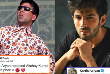 Kartik Aaryan Gives Apt Reply To Trolls Who Called Him A “Replacement Star”