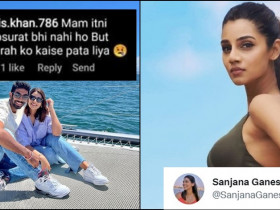 Sanjana's Savage Reply To Trolls Who Think She Is Not Beautiful Enough For Bumrah