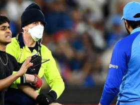 Rohit's die-hard fan slapped with Rs 6.5 lakh fine after he walked into the field