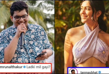 Tanmay Bhat Gives Flirtatious Reply To Mrunal Thakur, Catch Details