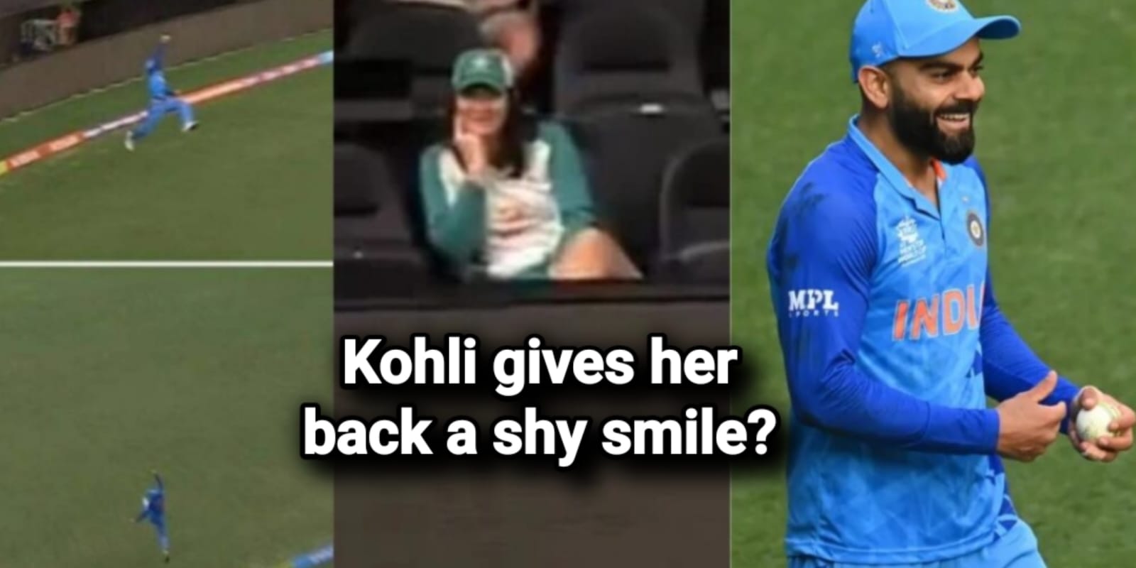 Australian lady becomes Fan of Virat Kohli after this outstanding catch