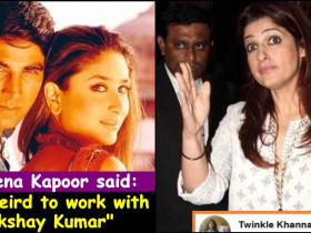 Kareena Kapoor says it’s weird to work with Akshay Kumar, wife Twinkle replies..