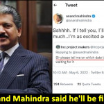 When Billionaire Anand Mahindra gave a hilarious reply to a Guy's question on Twitter