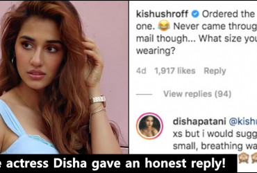Disha Patani gives Bold reply To Tiger Shroff's Sister who wanted to know size of her Dress