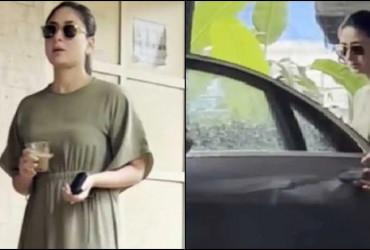 'Don't behave as if you are a leader': Kareena trolled for taking a glass of tea in car to drink