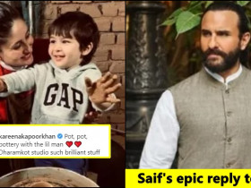 Taimur gets trolled for his pottery class with mommy; dad Saif gives a classic reply