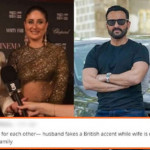 Saif Ali Khan Gets Brutally Trolled For His British Accent At Red Sea Film Fest With Kareena Kapoor