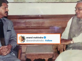 Anand Mahindra shares throwback pic with Atal Bihari Vajpayee on his 98th birth anniversary