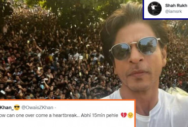 SRK gives epic reply to a user who asked him how to overcome a heartbreak