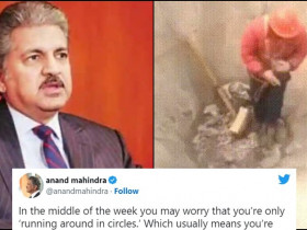 Anand Mahindra's mid-week motivation is this man running in circles, read why!