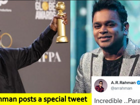Oscar Winner A.R. Rahman reacts to 'RRR' win at Golden Globes Awards 2023, check out the tweet