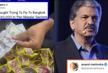 Anand Mahindra reacts to Viral Video Of Smuggling Cash In 'Pan-Masala' Sachets, catch details