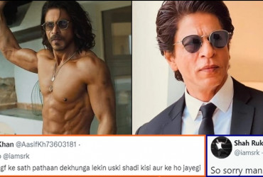 Fan rues he will not be able to take ex-gf for Pathaan, SRK reacts!