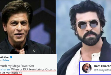 Ram Charan gives a touching reply to SRK after he made a sweet request