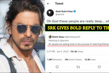 "Sir people are asking what is the purpose of watching Pathaan movie" - Fan says this to SRK, the actor replies