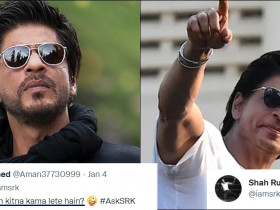Fan asks SRK, how much he earns in a month, the star gave an epic reply!