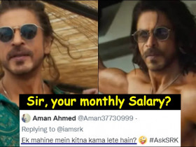 "What is your Monthly Salary", Fan asks SRK, the actor chipped in with a witty reply