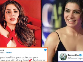 Fan tells Samantha, "I will always be your loyal fan, your protector", the actress gives sweet reply