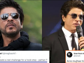 "Why don't you create a reel challenge for a hook step" - Fan asks SRK, the actor reacts!
